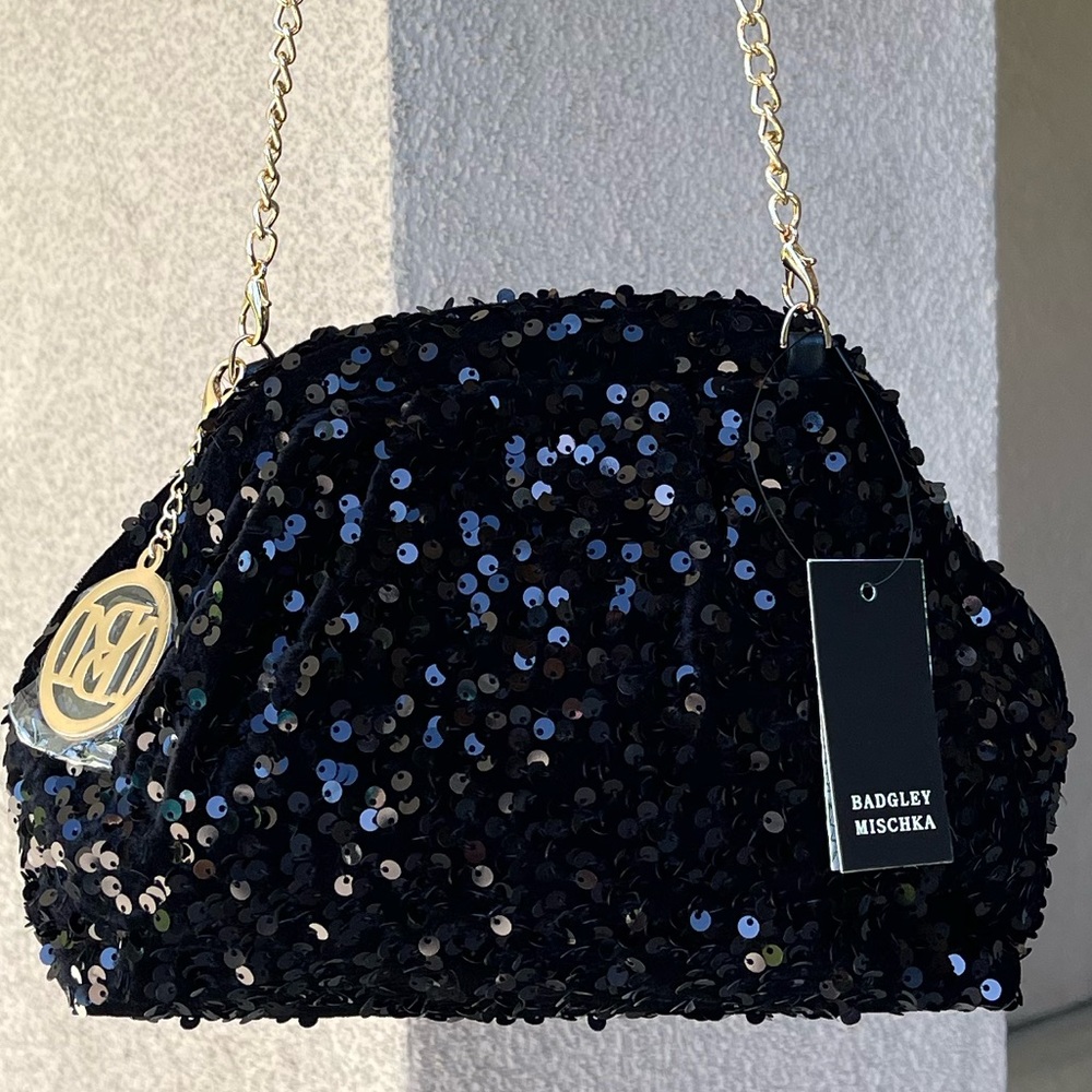 Badgley Mischka Sequin Crossbody